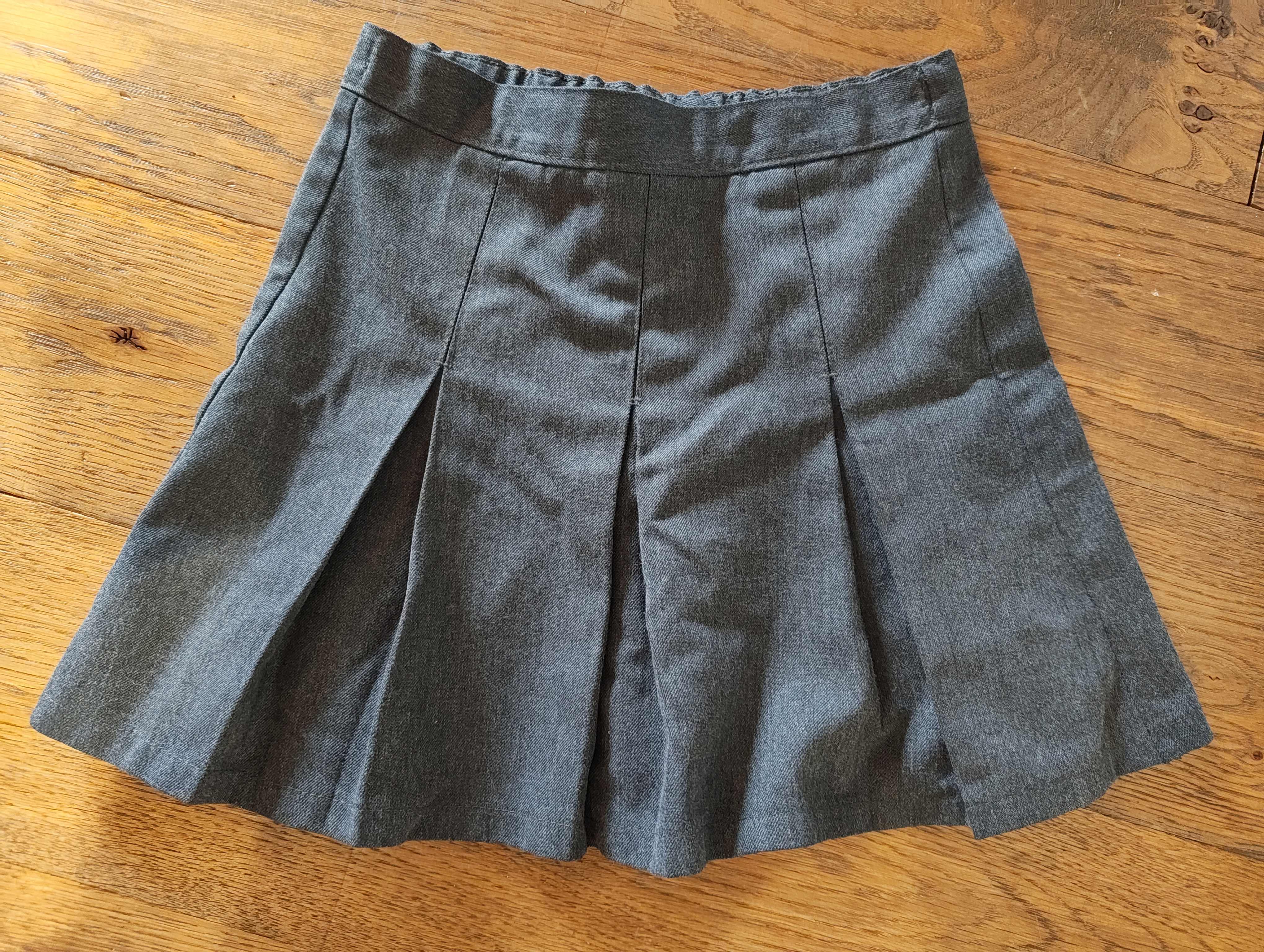 Grey Winter Skirt, age 4-5